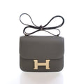 Hermès Constance Slim wallet in Etoupe Epsom