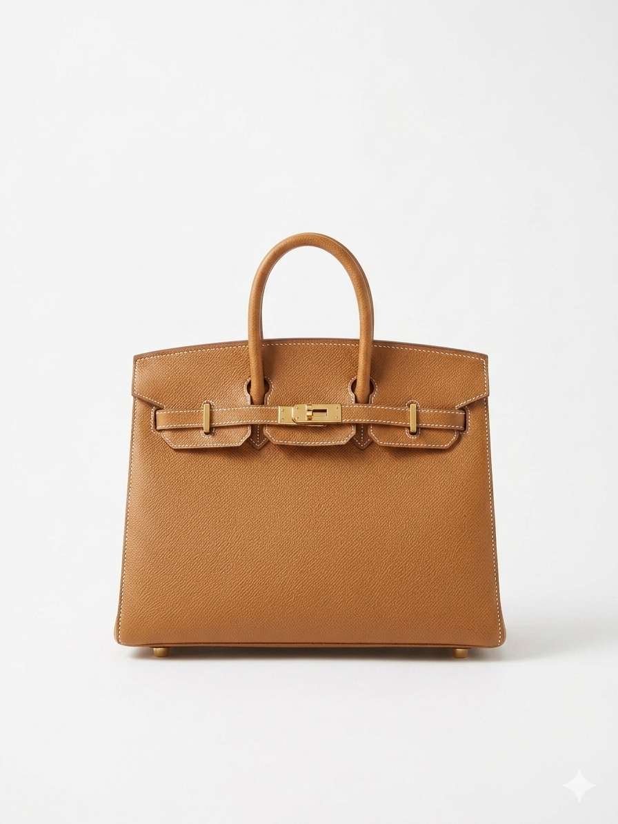 Hermès Birkin Camel Leather Gold Hardware