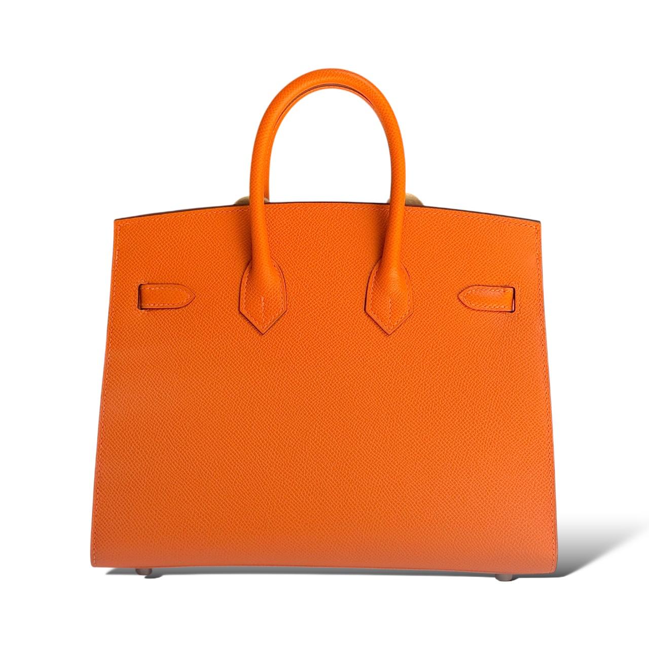Hermes Birkin 25 Orange Epsom PHW
