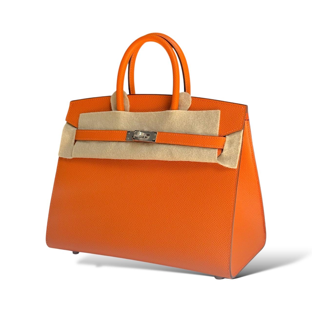 Hermes Birkin 25 Orange Epsom PHW