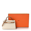 Hermes Epsom Horseshoe Mini Kelly Sellier 20 Craie Biscuit
