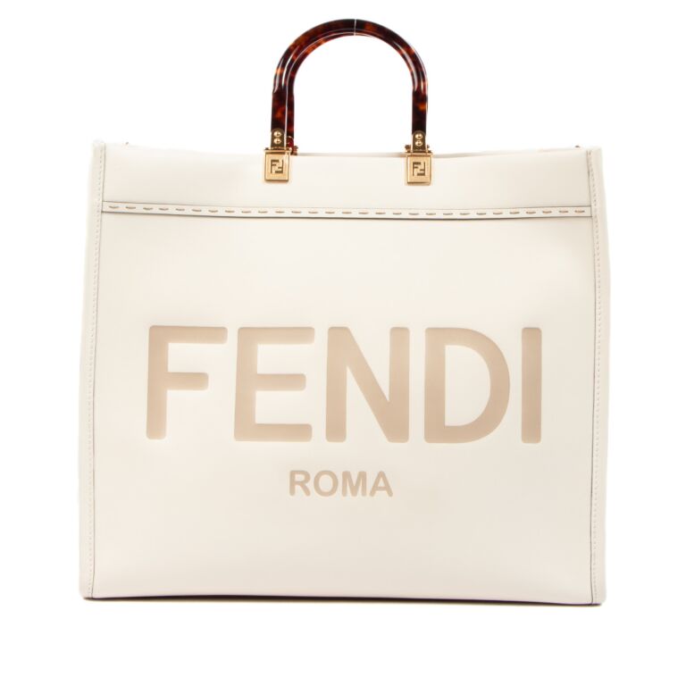 Fendi Biege White Sunshine Medium