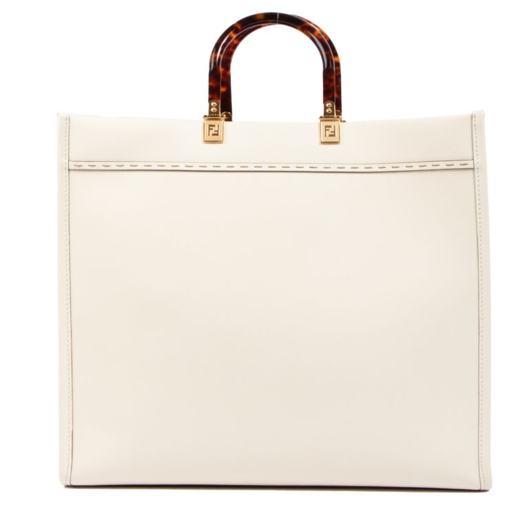 Fendi Biege White Sunshine Medium