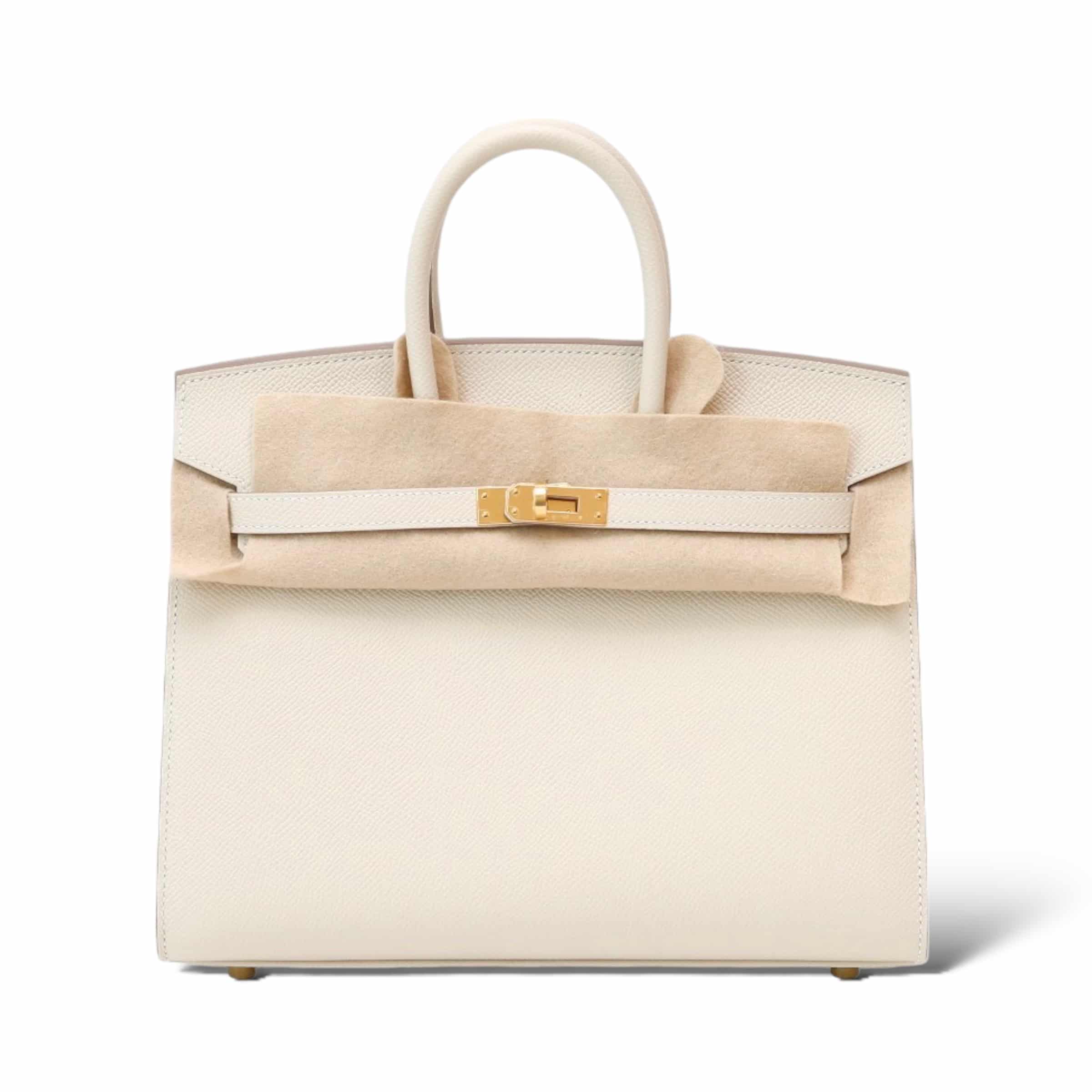 Hermes Birkin 30 Sellier Bag in Nata Epsom Leather with Gold Hardware